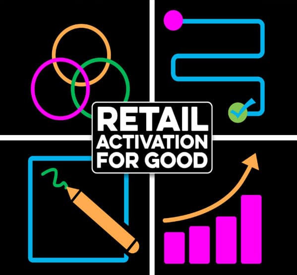 Retail Activation for Good — Design Sprint graphic