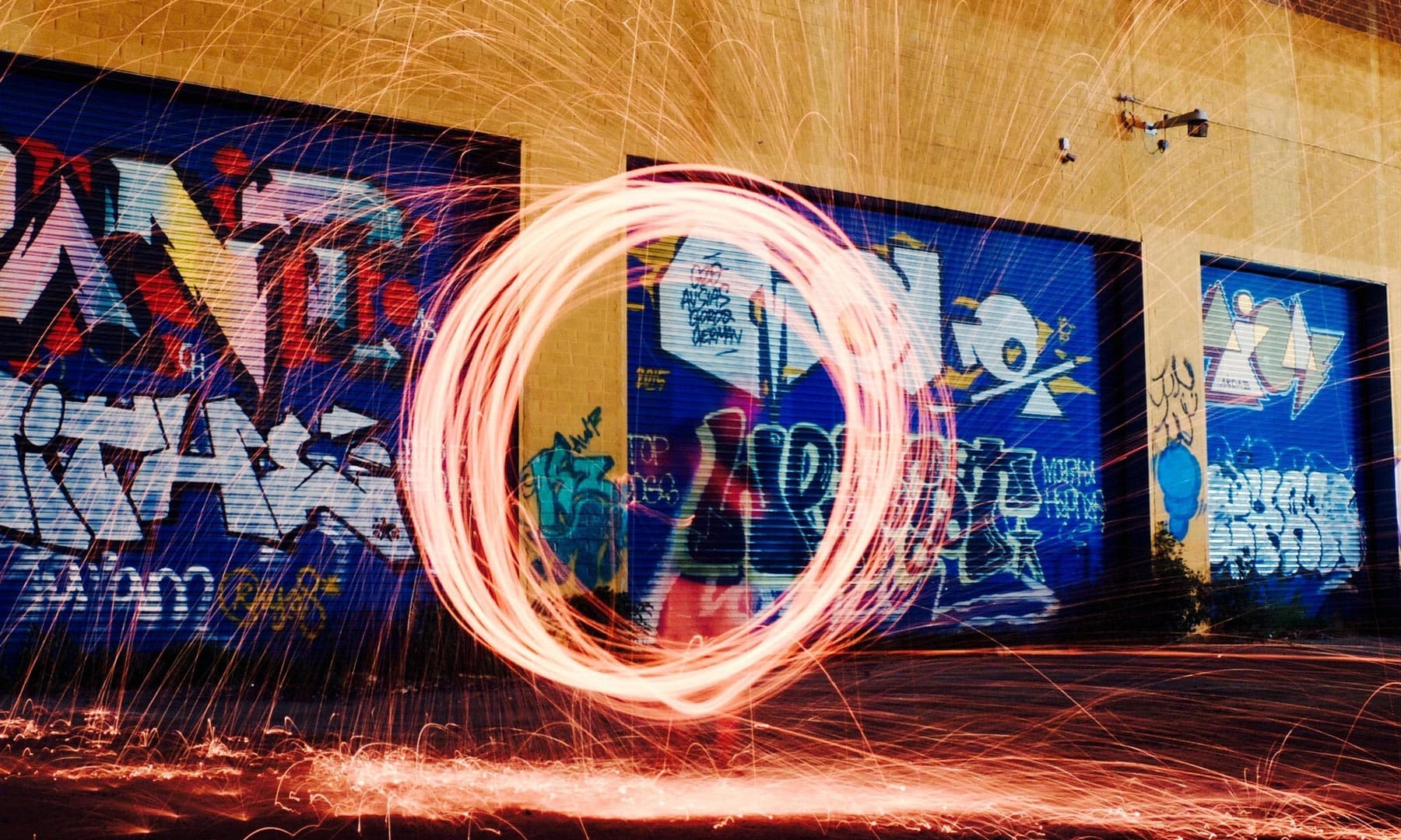 Abstract artistic composition representing creative impact