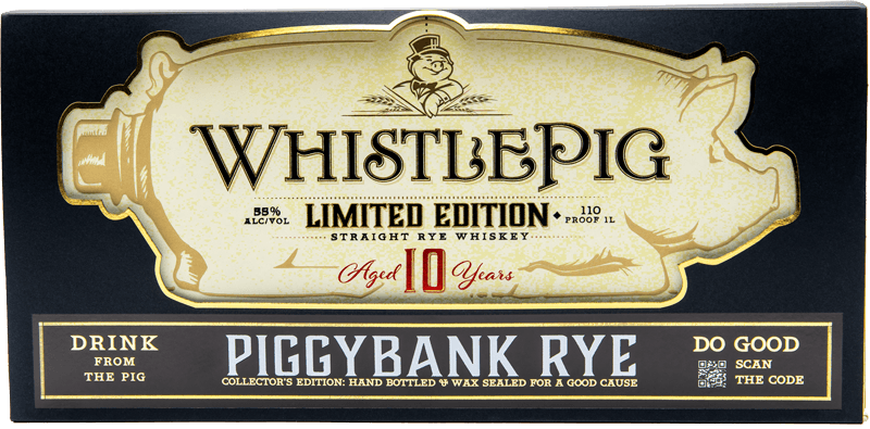 WhistlePig PiggyBank limited edition decanter