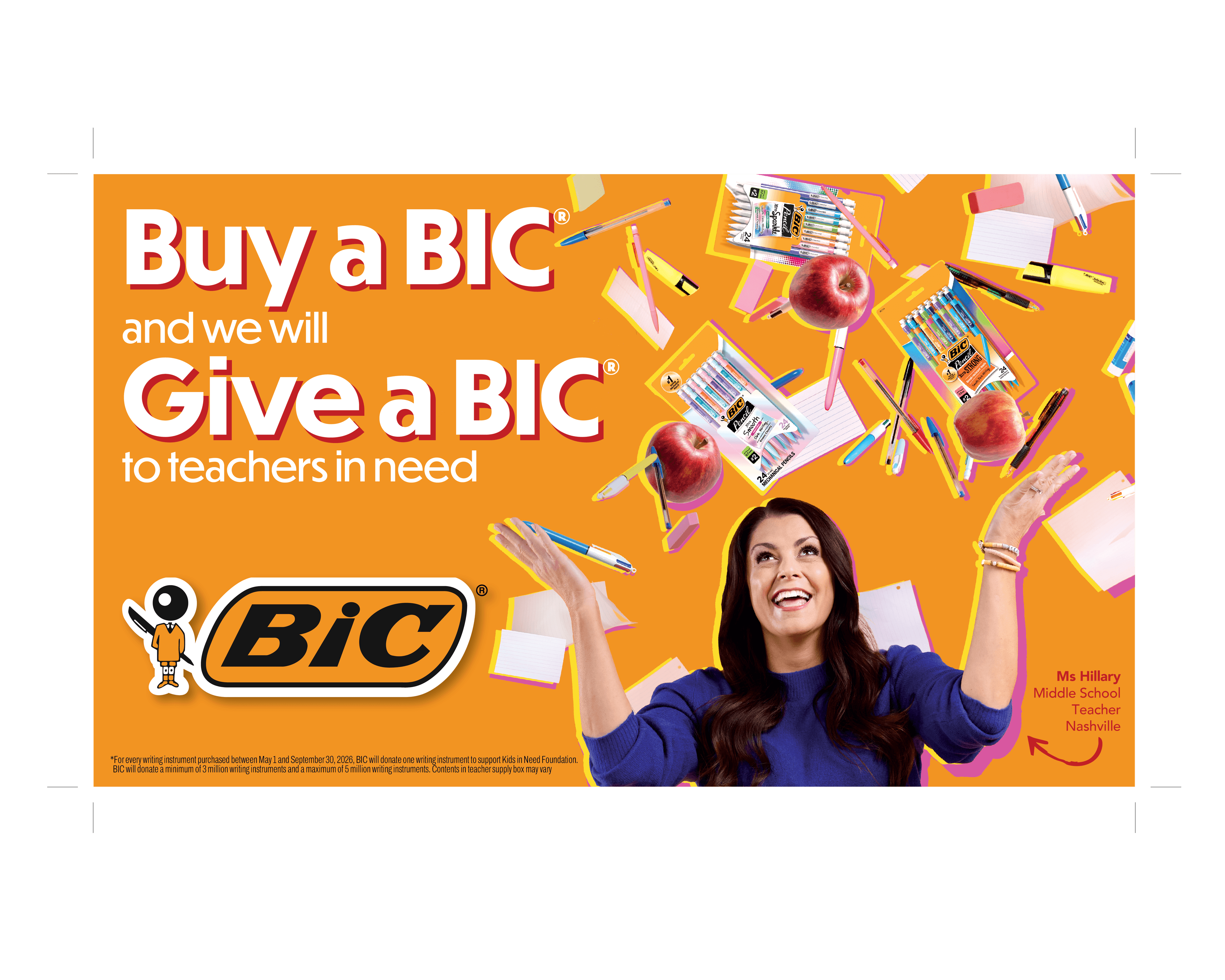 BUY A BIC GIVE A BIC