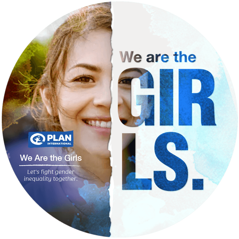 Plan International circle graphic